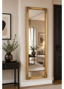 Spiegel OTTO HOME "King, in 3 Gr&ouml;&szlig;en, auch als Ganzk&ouml;rperspiegel", gold, B:60cm H:150cm T:6cm, Glas, Spiegel, Spiegel, Wandspiegel mit aufwendigen Verzierungen