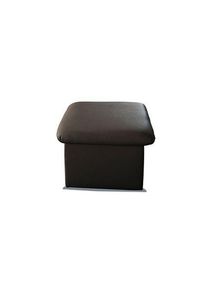Hocker COTTA "HOCKER", braun, B:56cm H:42cm T:56cm, Luxus-Kunstleder;NaturLEDER, echtes Rindsleder;Luxus-Microfaser (100% Polyester);SOFTLUX-Kunstleder, Hocker, Hocker
