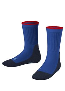 Socken Falke "Active Everyday", M&auml;dchen, Gr. 35-38, blau (yve (6714)), Obermaterial: 36% Polypropylen PP. 26% Viskose CV. 25% Polyester PES. 12% Polyamid PA. 1% Elasthan EL., Socken Socken