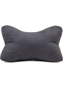G&ouml;zze Nackenrolle G&Ouml;ZZE "Darco" Gr. 1, grau (anthrazit), B:25cm L:40cm, Polyester, Funktionskissen, Nackenrolle