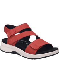 Sandale Josef Seibel "Estelle 03, rot", Damen, Gr. 41, rot, Obermaterial: 100% Rindsleder Leather cow., Schuhe Sandale