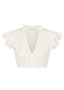 Dirndlbluse Nina von C. "Dirndl-Bluse Fl&uuml;gel&auml;rmel Romy", Damen, Gr. 44, beige (champagner), Obermaterial: 87% Polyamid PA. 13% Elasthan EL., Blusen Dirndlbluse
