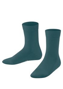 Socken Falke "Family", M&auml;dchen, Gr. 39-42, gr&uuml;n (amazonia (7676)), Obermaterial: 92% Baumwolle CO. 7% Polyamid PA. 1% Elasthan EL., Socken Socken