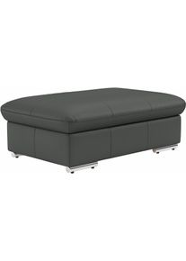 Sit & More Polsterhocker SIT & MORE "Valantine, B: 101 cm", grau (anthrazit), B:102cm H:43cm T:68cm, Hocker, Polsterhocker, individuell zu kombinieren
