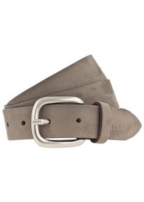 H.I.S. Lederg&uuml;rtel H.I.S, Damen, Gr. 85, grau (taupe), Rindsleder, unifarben, Basic, G&uuml;rtel Lederg&uuml;rtel, mit H.I.S Blindpr&auml;gung - NEU bis Gr. 125 verf&uuml;gbar