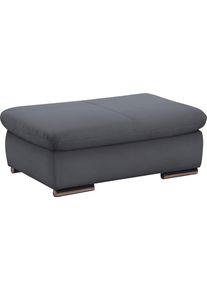 Sit & More Polsterhocker SIT & MORE "Valantine, B: 101 cm", grau (dunkelgrau), B:102cm H:43cm T:68cm, 100% Polyester, Hocker, Polsterhocker, individuell zu kombinieren