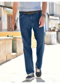 Br&uuml;hl Dehnbund-Jeans BR&Uuml;HL, Herren, Gr. 28, Untersetztgr&ouml;&szlig;en, blau (blau, stone, washed), 78% Baumwolle, 21% Polyester, 1% Elasthan, unifarben, lang, Jeans Dehnbund-Jeans