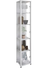 Fif M&ouml;bel Vitrine FIF M&Ouml;BEL "OPTIMA", wei&szlig;, B:31,5cm H:172cm T:32cm, Holzwerkstoff, Sicherheitsglas ESG, Schr&auml;nke, Vitrine, Standvitrine, Vitrinenschrank, Glasvitrine, Sammlervitrine
