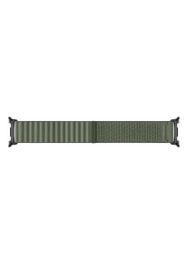 Samsung Smartwatch-Armband "Fabric Band (M/L) f&uuml;r Galaxy Watch9 und Watch8", oliv, Uhrenarmb&auml;nder, Smartwatch-Armband