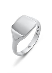 Silberring Kuzzoi "Ring Ring silber 925 Sterling Silver" Gr. 64, silber, Fingerringe, Herren, 64, Silber 925 (Sterlingsilber), Silberring
