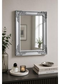 Spiegel OTTO HOME "King, in 3 Gr&ouml;&szlig;en, auch als Ganzk&ouml;rperspiegel", silber, B:50cm H:60cm T:6cm, Glas, Spiegel, Spiegel, Wandspiegel mit aufwendigen Verzierungen