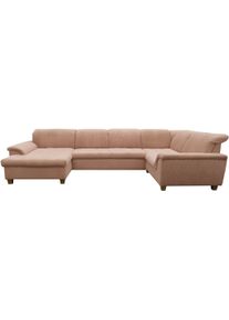 Wohnlandschaft OTTO HOME, rose, B:344cm H:81cm T:214cm, 90% Polyester, 10% Nylon, Sofas, Wohnlandschaft