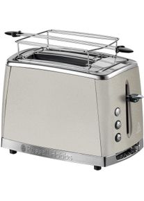 Russell Hobbs Toaster "Luna Stone 26970-56", beige (sand), B:35,7cm H:28,7cm T:21cm, Toaster, Toaster