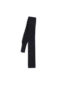 Boss Gebreide Wol Skinny Stropdas (Grijs)
