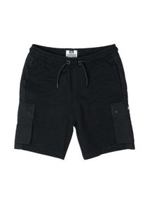 Weekend Offender Flamengo-fleece-cargoshorts voor kinderen (Zwart)