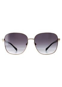 Karen Millen KM7020 400 goud donkergrijs gradi&Atilde;&laquo;nt zonnebril