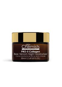 skinChemists Pro-5 Collagen Bijengif Nachtvochtinbrengende Cr&egrave;me 50ml