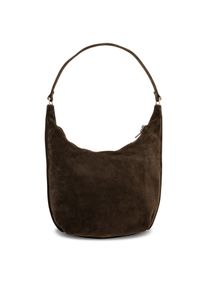 Ellen Truijen Gro&szlig;e Veloursledertasche, dunkelbraun