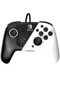 Gamepad "Faceoff Deluxe+Audio schwarz/wei&szlig;Switch", schwarz, PDP - PERFORMANCE DESIGNED PRODUCTS, Spielecontroller, Gamepad