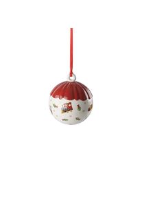 Villeroy & Boch Weihnachtsfigur VILLEROY & BOCH "Kugel Toy's Delight Decoration &oslash; 6,3 cm bunt", bunt, Dekofiguren, Weihnachtsfigur