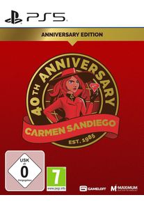 ASTRAGON Spielesoftware "Carmen Sandiego: 40th Anniversary Edition", rot (ohne farbbezeichnung), PlayStation 5, Spielesoftware, Spielesoftware