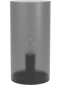Eglo Tischleuchte "GEO Tischlampe - E14 - 1X40W - IP20 - zylinderf&ouml;rmig", grau, 1, &Oslash; 10cm H: 20cm, 1 Stk., Leuchten, Nachttischlampe, &Oslash;10 x H20 cm, grau, Schlafzimmerlampe, Tischleuchte