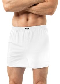 Boxershorts Mey, Herren, Gr. 4, wei&szlig;, Single Jersey, Obermaterial: 57% Baumwolle, 38% Polyester, 5% Elasthan, Unterhosen Boxershorts