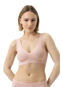 Bustier Mey "Invisibles", Damen, Gr. M, N-Gr, blossom, Interlock, Obermaterial: 69% Polyamid, 31% Elasthan, BHs Bustier, herausnehmbare Pads, tiefer V-Ausschnitt, b&uuml;gellos