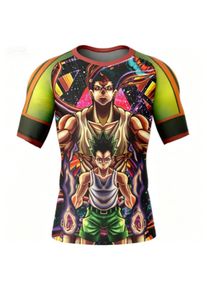 2026 Anime Speed Drying Clothes Lingneng Maofu Hunter Xiaojie Fitness Jujutsu Training Clothes Short Sleeves