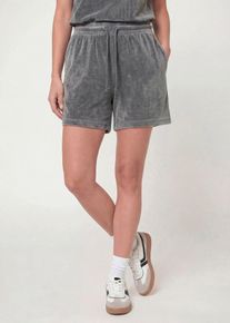 bonprix Femei Pantaloni scurți din frotir, albastru, 44/46