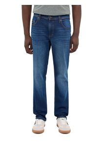 Straight-Jeans Mustang "Herren Style Washington Straight", Herren, Gr. 44, L&auml;nge 30, 883 dunkelblau, Denim/Jeans, 99% Baumwolle, 1% Elasthan, unifarben, straight fit, Jeans Straight-Jeans