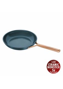 Bratpfanne Zwilling "Milano", blau, B:29,2cm H:8cm L:52cm &Oslash;:28cm, Pfannen, Bratpfanne, Keramik-Antihaftbeschichtung, Induktion, Made in Italy