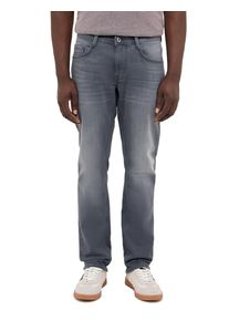 Slim-fit-Jeans Mustang "Herren Style Oregon Slim K", Herren, Gr. 38, L&auml;nge 34, 803 dunkelgrau, Denim/Jeans, 82% Baumwolle, 17% Polyester, 1% Elasthan, unifarben, slim fit, Jeans Slim-fit-Jeans