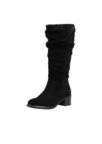 Stiefel Rieker, Damen, Gr. 43, schwarz, Textil, Basic, Schuhe Stiefel, Klassik-Stiefel, Blockabsatz, mit slouchy-Schaft