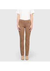 Stretch-Jeans MAC "Dream", Damen, Gr. 44, L&auml;nge 30, light cognac, Denim/Jeans, Obermaterial: 88% Baumwolle, 8% Elastomultiester, 4% Elasthan, eng normal, Jeans Stretch-Jeans, mit Stretch f&uuml;r den perfekten Sitz