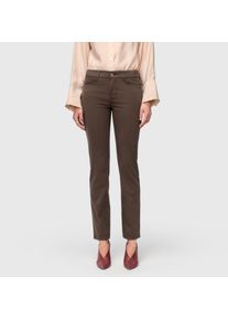 Stretch-Jeans MAC "Dream", Damen, Gr. 46, L&auml;nge 28, braun (deep braun), Denim/Jeans, Obermaterial: 88% Baumwolle, 8% Elastomultiester, 4% Elasthan, eng normal, Jeans Stretch-Jeans, mit Stretch f&uuml;r den perfekten Sitz