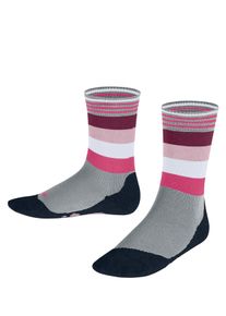 Socken Falke "Active Fox", M&auml;dchen, Gr. 27-30, grau (silber (3290)), Obermaterial: 44% Baumwolle CO. 32% Polyamid PA. 24% Polypropylen PP., glatt, Socken Socken