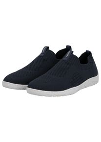 Slip-On Sneaker Rieker, Herren, Gr. 40, nachtblau, Textil, unifarben, Schuhe Slip-On Sneaker, Slipper, Schlupfschuh, Freizeitsneaker mit leichter Laufsohle