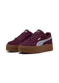Sneaker Puma "KARMEN II IDOL SD", Damen, Gr. 42,5, ruby noir, sea illusion, Puma gold, Leder, Schuhe Sneaker, f&uuml;r aktiven Alltag, mit SoftFoam+ Einlegesohle, sportlicher Stil
