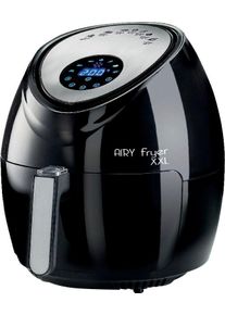 Ariete Hei&szlig;luftfritteuse "4618 Airy Fryer XXL", schwarz, B:22,5cm H:37,5cm T:39cm, Fritteusen, 7 voreingestellte Programme, Temperatur von 80 C bis 200 C, Hei&szlig;luftfritteuse