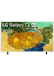 LG QNED-Fernseher "65LX7B6LA", Energieeffizienz: F, wei&szlig; (schwarz), 65 &Prime;, Fernseher, QNED-Fernseher
