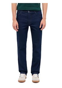 Straight-Jeans Mustang "Herren Style Tramper Straight", Herren, Gr. 44, L&auml;nge 32, 942 dunkelblau, Denim/Jeans, 99% Baumwolle, 1% Elasthan, unifarben, straight fit, Jeans Straight-Jeans