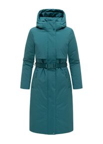 Wintermantel Navahoo "Wintermantel Waldbummler 14", Damen, Gr. XS, gr&uuml;n (ocean gr&uuml;n), Obermaterial: 100% Polyester PES. Obermaterial: Futter: 100% Polyester PES. 100% Polyester PES., M&auml;ntel Wintermantel
