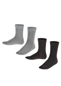 Socken Falke "Happy 2-Pack", M&auml;dchen, Gr. 27-30, bunt (sortiment (0050)), Obermaterial: 80% Baumwolle CO. 18% Polyamid PA. 2% Elasthan EL., Socken Socken