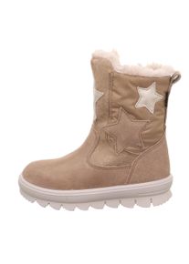 Winterstiefel Superfit "FLAVIA, WMS: mittel", M&auml;dchen, Gr. 31, Warmfutter, braun, goldfarben, Textil, Veloursleder, Schuhe Winterstiefel, Boots mit GORE-TEX-Ausstattung, Gr&ouml;&szlig;enschablone zum Download, Topseller