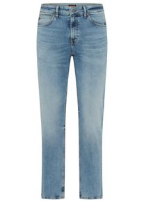 5-Pocket-Jeans BOSS Orange "RE.MAINE", Herren, Gr. 36, L&auml;nge 34, light, pastel blau451, Denim/Jeans, Obermaterial: 82% Baumwolle, 16% Polyester, 2% Elasthan, regular fit lang, Jeans 5-Pocket-Jeans, Regular Fit, Baumwoll-Mix, used washed