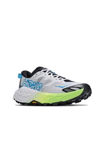 Trailrunningschuh Hoka One One "Speedgoat 7", Damen, Gr. 40, gr&uuml;n (frost, neon yuzu), Synthetik, Textil, Schuhe Trailrunningschuh, Trailrunningschuh, atmungsaktives Obermaterial, normale D&auml;mpfung