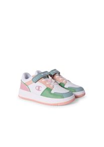 Sneaker Champion "RD18 2.0 LOW G PS", M&auml;dchen, Gr. 35, wht, pmp, bsf, Synthetik, Schuhe Sneaker, f&uuml;r Kinder