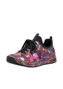 Slip-On Sneaker Rieker, Damen, Gr. 39, bunt (multi), Lederimitat, Schuhe Slip-On Sneaker, Halbschuh, Freizeitschuh mit Rieker Air-Ausstattung