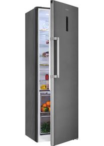 Exquisit K&uuml;hlschrank "KS360-V-HE-040C", Energieeffizienz: C, inoxlook, Rechtsanschlag, wechselbar, K&uuml;hlschr&auml;nke, Nie wieder abtauen: Vollraum-K&uuml;hlschrank mit No-Frost & LED, K&uuml;hlschrank